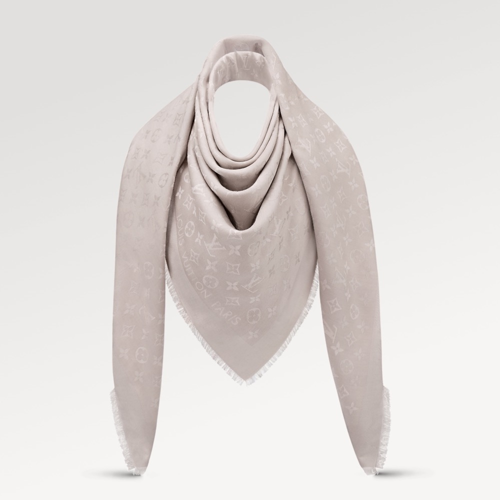 Louis Vuitton monogram shawl